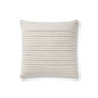 Loloi II Ivory  Natural 18 x 18 Cover Only Pillow