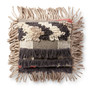 Loloi P0093 Grey  Multi 18 x 18 Cover Only Pillow