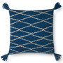 Loloi P0594 Blue 22 x 22 Cover Only Pillow