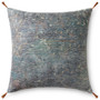 Loloi LFP0016 Navy  Multi 36W x 36D x 6H Pillow