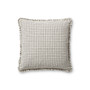 Chris Loves Julia x Loloi Dinah Ivory  Black 18 x 18 Cover Only Pillow