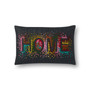 Loloi P0560 Black  Multi 13 x 21 Cover wPoly Pillow