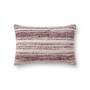 Chris Loves Julia x LoloiPCJ0002 Burgundy  Ivory 13 x 21 Pillow