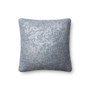 Loloi P0567 Grey 18 x 18 Cover wPoly Pillow