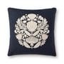 Loloi II P0915 Black  Ivory 22 x 22 Cover Only Pillow