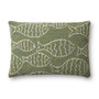 Loloi P0908 Green 16 x 26 Cover Only Pillow