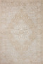 Loloi II Odette Beige  Silver 18 x 18 Sample Rug