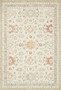 Loloi Norabel Ivory  Rust 18 x 18 Sample Rug