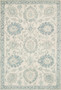 Loloi Norabel Ivory  Blue 18 x 18 Sample Rug