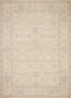 Loloi Priya Natural  Blue 18 x 18 Sample Rug