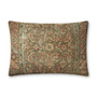 Angela Rose x Loloi Dawn Charcoal  Rust 16 x 26 Cover wPoly Pillow