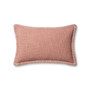 Loloi PLL0109 Pink 13 x 21 Cover wPoly Pillow