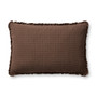 Chris Loves Julia x Loloi Dinah Chocolate  Latte 16 x 26 Cover wPoly Pillow