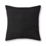 Jean Stoffer x Loloi Theodore Black 22 x 22 Cover wPoly Pillow