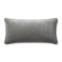 Chris Loves Julia x Loloi Liza Grey 12 x 27 Cover wPoly Pillow