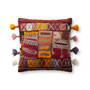 Loloi II P0970 Multi 18 x 18 Cover wPoly Pillow