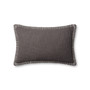 Loloi PLL0109 Grey 13 x 21 Cover wPoly Pillow