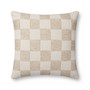 Loloi II PLL0123 Beige 22 x 22 Cover wPoly Pillow