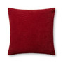 Loloi Red 22 x 22 Cover wPoly Pillow