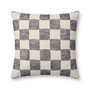 Loloi II PLL0123 Black 22 x 22 Cover wPoly Pillow