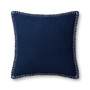 Loloi PLL0109 Navy 22 x 22 Cover wPoly Pillow