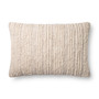 Loloi P0862 Natural 16 x 26 Cover wPoly Pillow