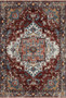 Loloi II Samra Brick  Grey 18 x 18 Sample Rug