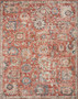 Loloi II Saban Rust  Multi 18 x 18 Sample Rug
