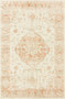 Loloi II Rosette Ivory  Terracotta 18 x 18 Sample Rug
