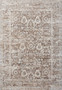 Loloi Theory Mocha  Natural 18 x 18 Sample Rug