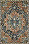 Loloi Victoria Rust  Multi 18 x 18 Sample Rug