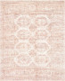 Loloi Vestige White  Persimmon 18 x 18 Sample Rug