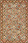 Loloi Victoria Slate  Terracotta 18 x 18 Sample Rug