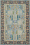 Loloi Victoria Lt Blue  Dk Blue 18 x 18 Sample Rug