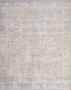 Loloi II Wynter Red  Teal 18 x 18 Sample Rug