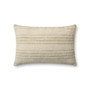 Brigette Romanek PBR0006 Beige  Natural 13 x 21 Cover wDown Pillow
