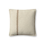 Brigette Romanek PBR0014 Natural  Tan 18 x 18 Cover wPoly Pillow