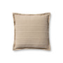 Chris Loves Julia x Loloi Howie Natural 18 x 18 Cover w Down Pillow