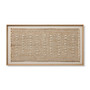 Loloi Jour Beige  Ivory 4-1 x 2-2 Wall Art