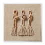 Loloi Twisted Beige  Brown 1-8 x 1-8 Wall Art