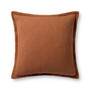 Chris Loves Julia x Loloi Morris Orange 22 x 22 Cover w Poly Pillow