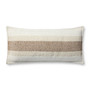 Brigette Romanek PBR0012 Natural  Multi 13 x 35 Cover Only Pillow