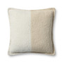 Brigette Romanek PBR0013 Ivory  Natural 18 x 18 Cover wDown Pillow