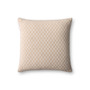 Loloi PLL0125 Ivory  Wheat 18 x 18 Cover Only Pillow