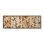 Loloi Grand Bara Beige  Brown 4-9 x 2-3 Wall Art