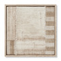 Loloi Patchwork A Beige  Brown 1-5 x 1-5 Wall Art