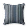 Loloi PLL0131 Blue  Ivory 20 x 20 Cover Only Pillow