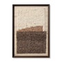 Loloi Boomerang Beige  Brown 1-9 x 2-5 Wall Art