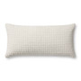 Jean Stoffer x Loloi PJS0015 Ivory 12 x 27 Cover wPoly Pillow