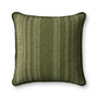 Loloi PLL0131 Green  Ivory 20 x 20 Cover wPoly Pillow